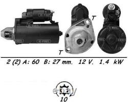 Genuine WAI Starter Motor for Mercedes Benz C230 M272.921 2.5 (05/08-03/10)